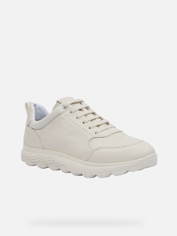 Geox Bílé pánské tenisky Geox Spherica