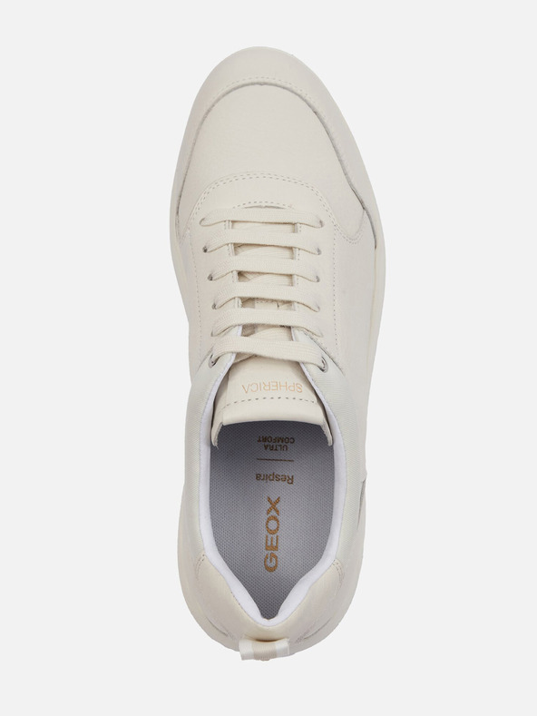 Geox Bílé pánské tenisky Geox Spherica