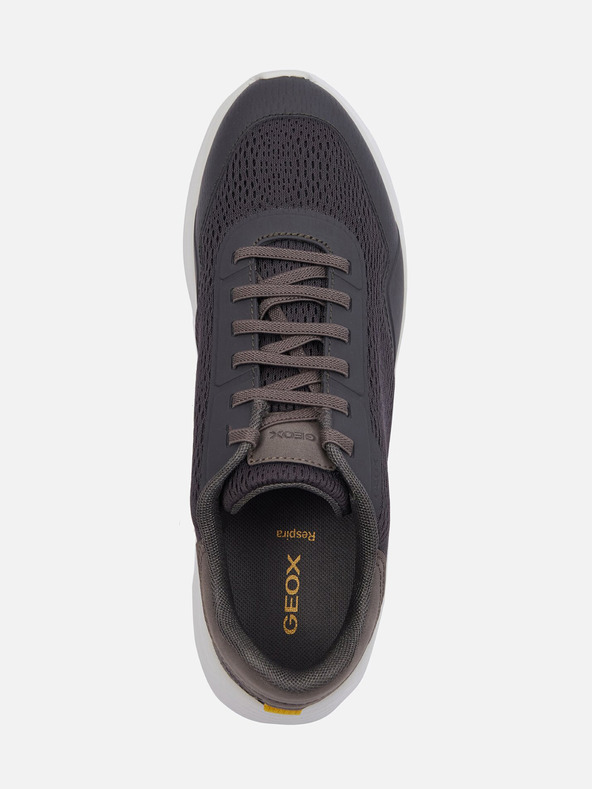 Geox Tmavě šedé pánské tenisky Geox Klaiver