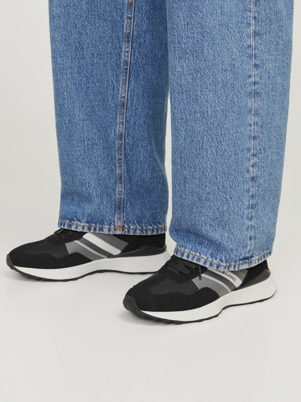 Jack & Jones Šedo-černé pánské tenisky Jack & Jones