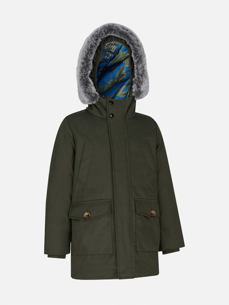 Geox Khaki chlapecká bunda Geox Norwolk
