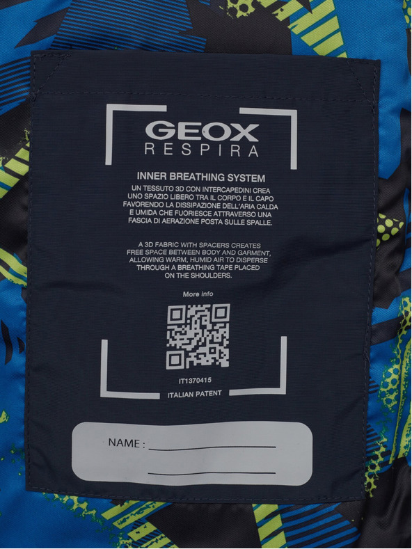 Geox Tmavě modrá chlapecká bunda Geox Dennie