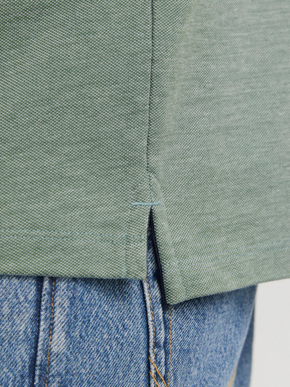 Jack & Jones Zelené pánské polo tričko Jack & Jones