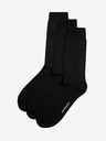 Marks & Spencer 3 páry ponožek, s vysokým podílem egyptské bavlny Marks & Spencer černá
