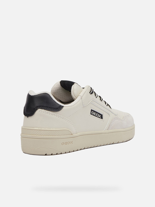 Geox Bílé chlapecké tenisky Geox Washiba