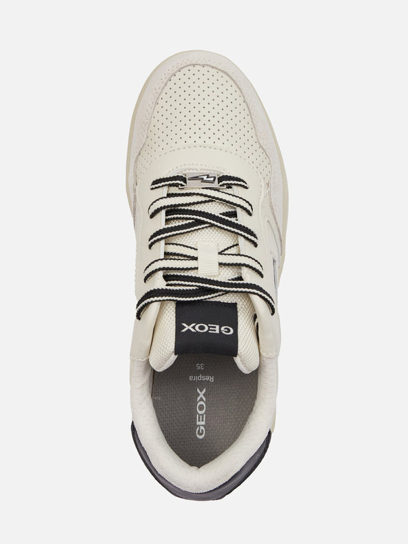 Geox Bílé chlapecké tenisky Geox Washiba