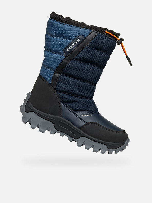 Geox Modrá chlapecká zimní obuv Geox Himalaya Abx