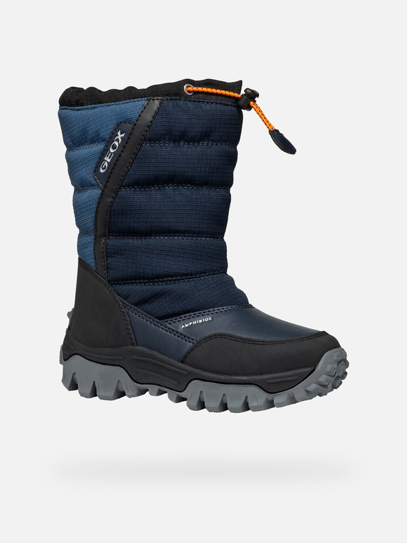 Geox Modrá chlapecká zimní obuv Geox Himalaya Abx