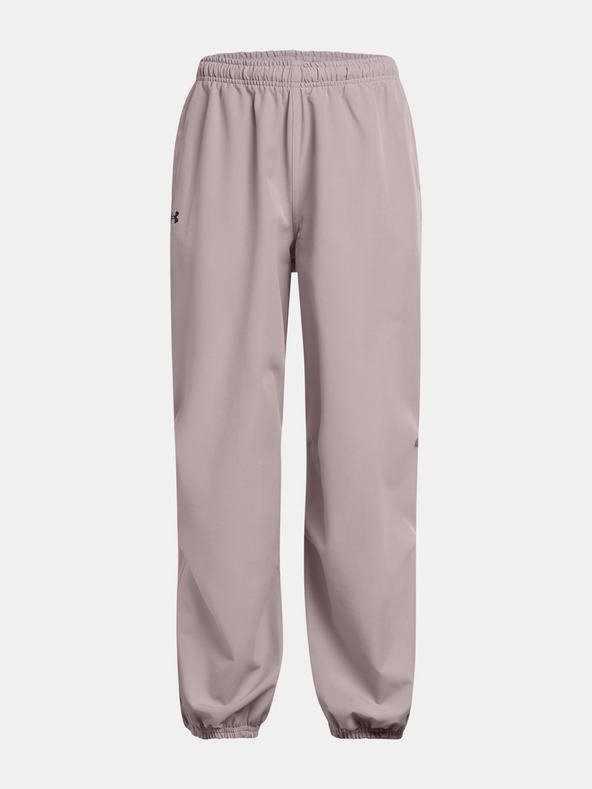 Under Armour Dívčí sportovní kalhoty Under Armour Unstoppable Wvn Wide Leg-GRY