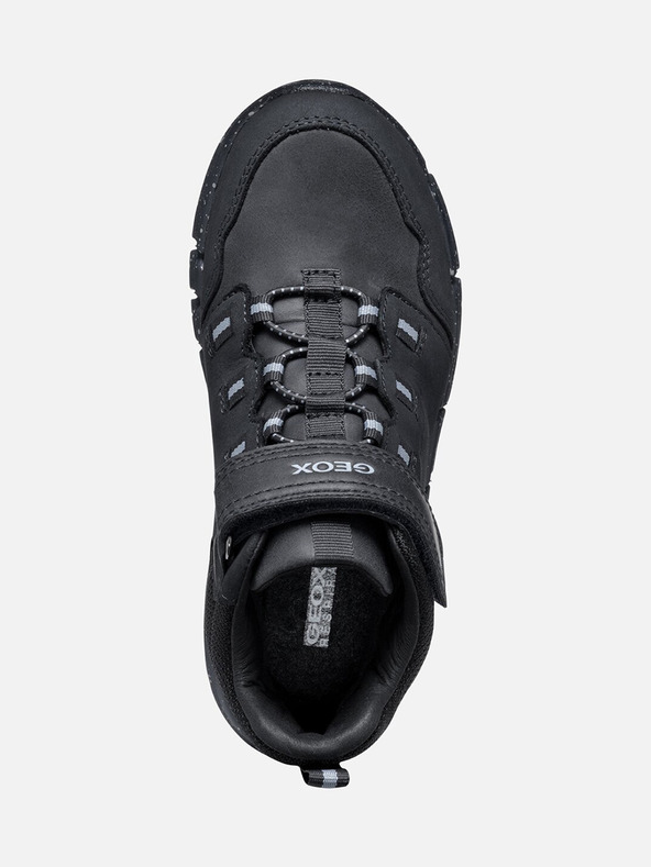 Geox Černá chlapecká kotníková obuv Geox Flexyper  B Abx