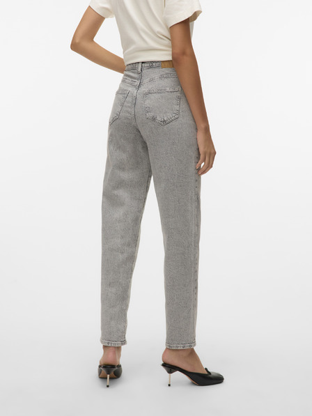 Vero Moda Světle šedé dámské mom džíny Vero Moda Tessa