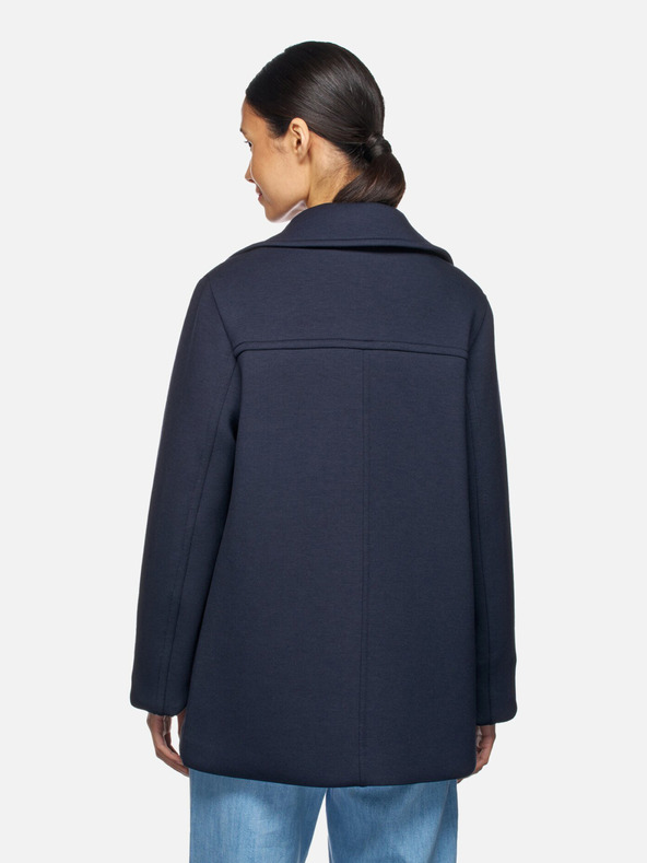 Geox Tmavě modrý dámský kabát Geox Gardenia