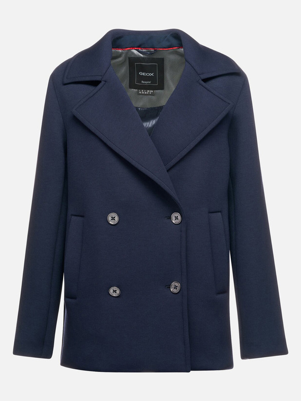 Geox Tmavě modrý dámský kabát Geox Gardenia