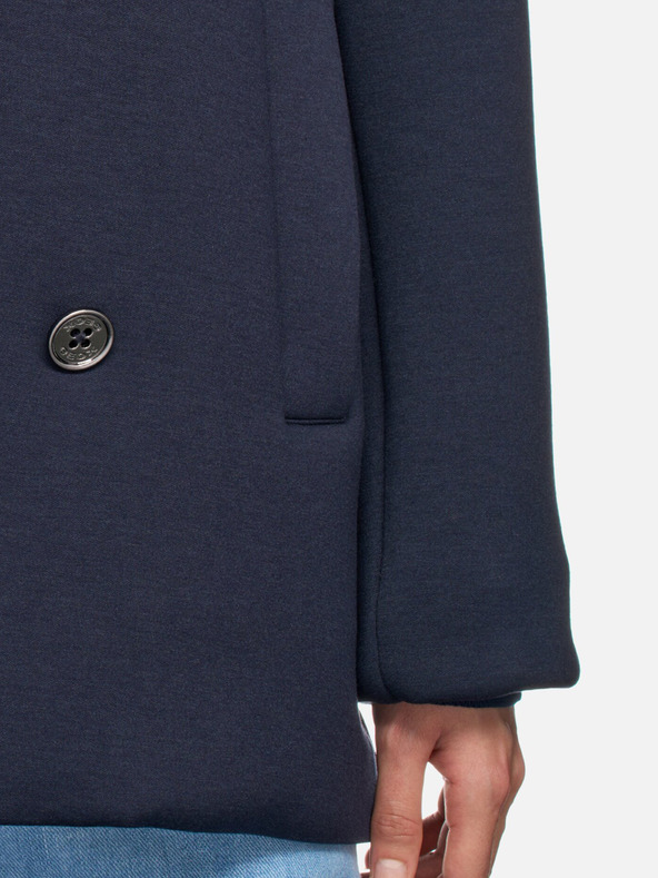 Geox Tmavě modrý dámský kabát Geox Gardenia