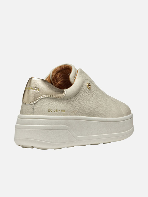 Geox Krémové dámské tenisky Geox Spherica ECUB-2