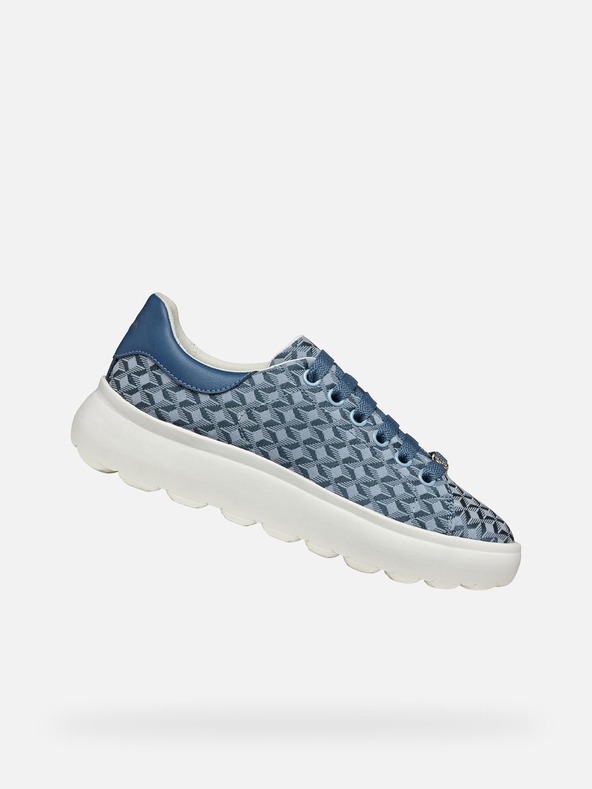 Geox Světle modré dámské tenisky Geox Spherica EC4.1