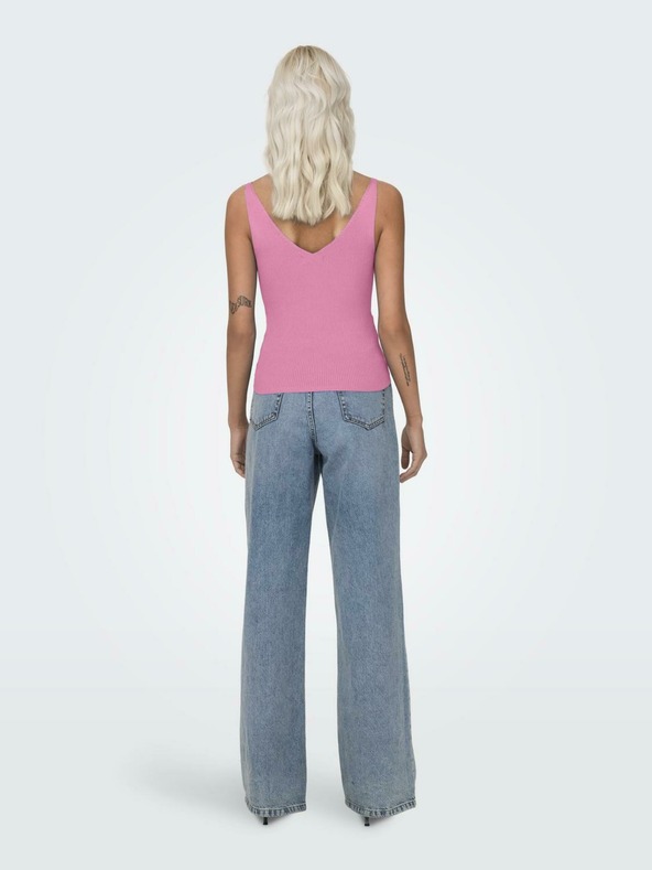 Jacqueline de Yong Růžový dámský top JDY