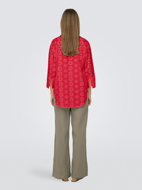 Jacqueline de Yong Červená dámská košile JDY