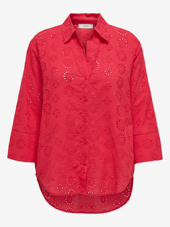 Jacqueline de Yong Červená dámská košile JDY