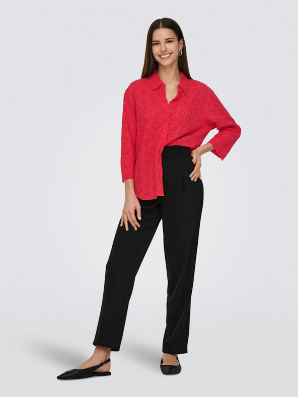 Jacqueline de Yong Červená dámská košile JDY