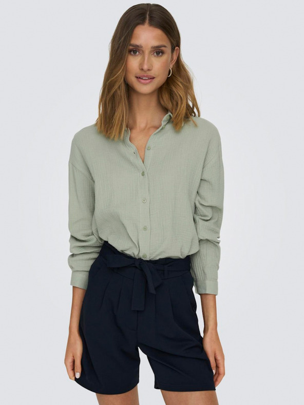 Jacqueline de Yong Zelená dámská košile JDY