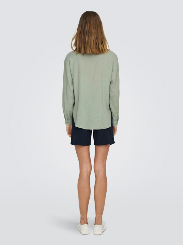 Jacqueline de Yong Zelená dámská košile JDY