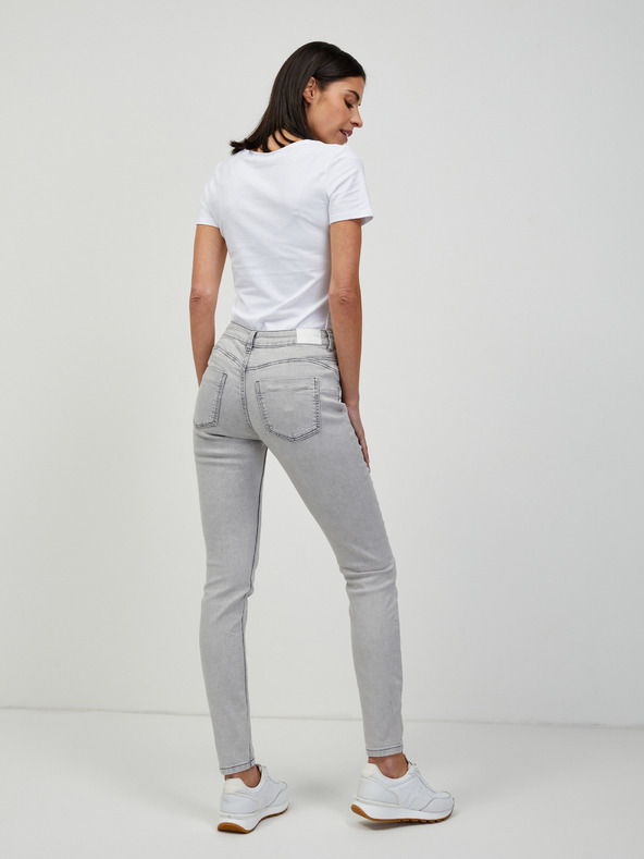 Orsay Světle šedé skinny fit džíny ORSAY
