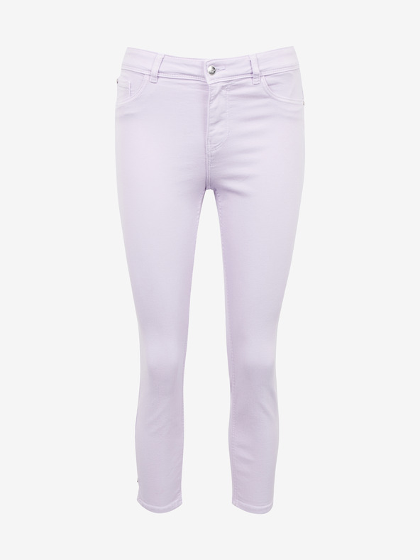 Orsay Světle fialové zkrácené slim fit džíny ORSAY