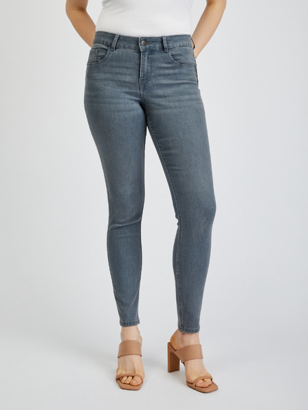 Orsay Šedé dámské skinny fit džíny ORSAY