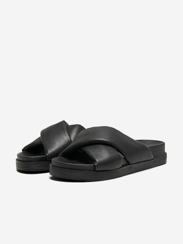 ONLY Černé dámské pantofle ONLY Minnie-12