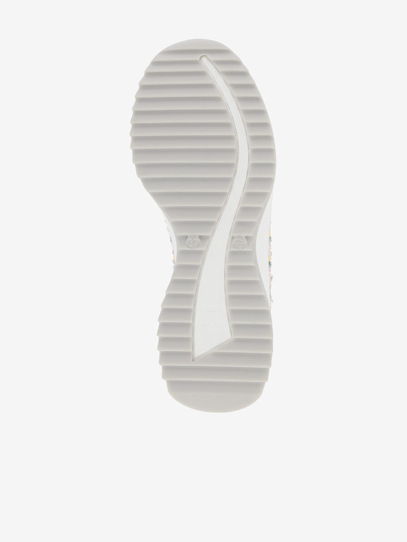 Rieker Bílé dámské mokasíny Rieker