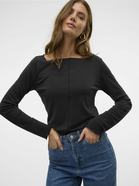 Vero Moda Černé dámské tričko Vero Moda Maggie