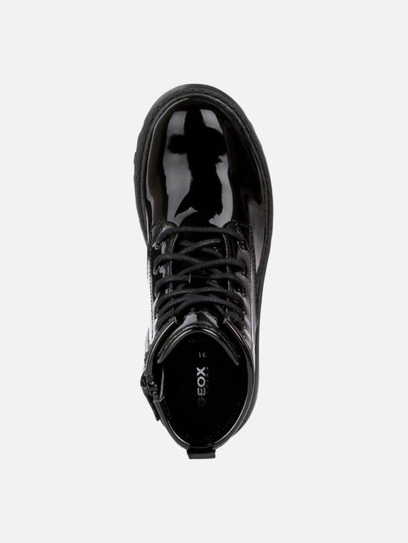 Geox Černá dívčí kotníková obuv Geox Casey