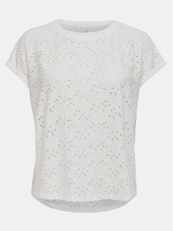 ONLY Krémová vzorovaná halenka ONLY Milla