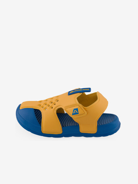 ALPINE PRO Modro-žlutá dětská letní obuv ALPINE PRO BREDO