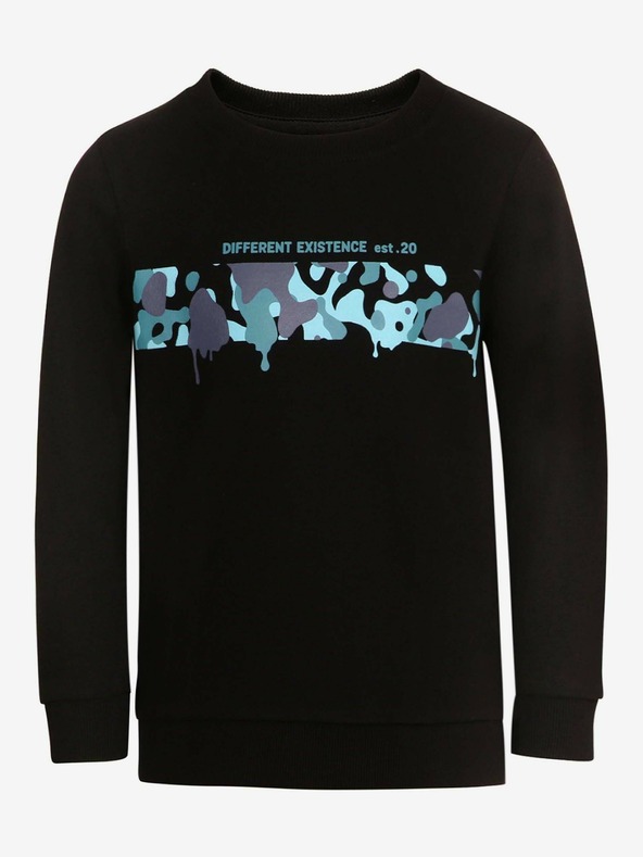 NAX Černá dětská mikina NAX HABELO