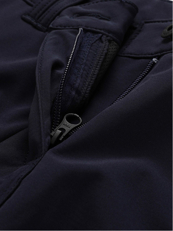 ALPINE PRO Tmavě modré dámské softshellové kalhoty ALPINE PRO Shinara