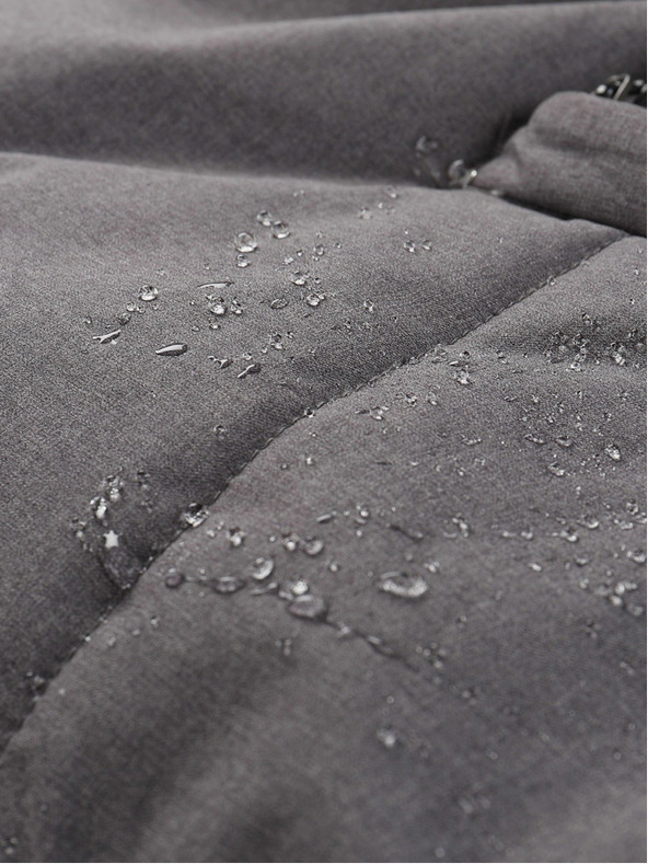 ALPINE PRO Pánská bunda s membránou ptx ALPINE PRO SAPTAH šedá