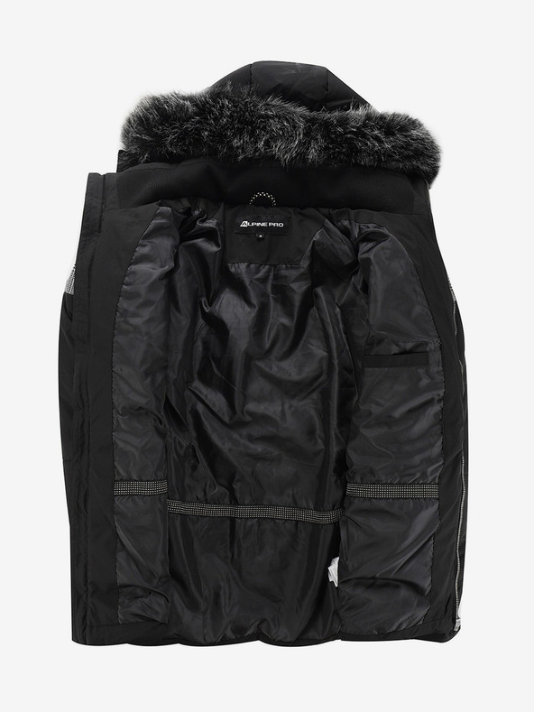 ALPINE PRO Pánská bunda s membránou ptx ALPINE PRO SAPTAH černá