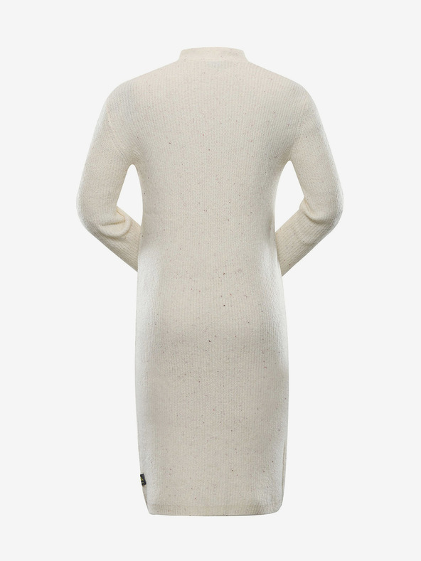 NAX Dlouhý dámský svetr nax NAX HOXA béžová