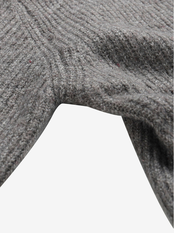 NAX Dlouhý dámský svetr nax NAX HOXA šedá