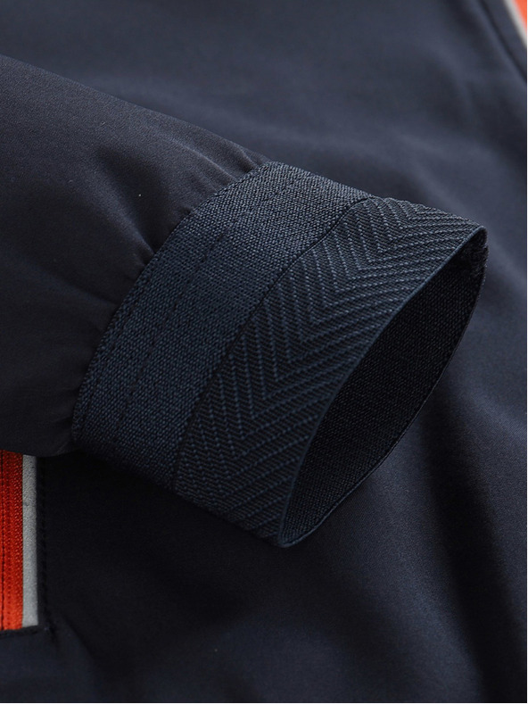 ALPINE PRO Oranžovo-modrá dětská softshellová bunda ALPINE PRO TYCHO