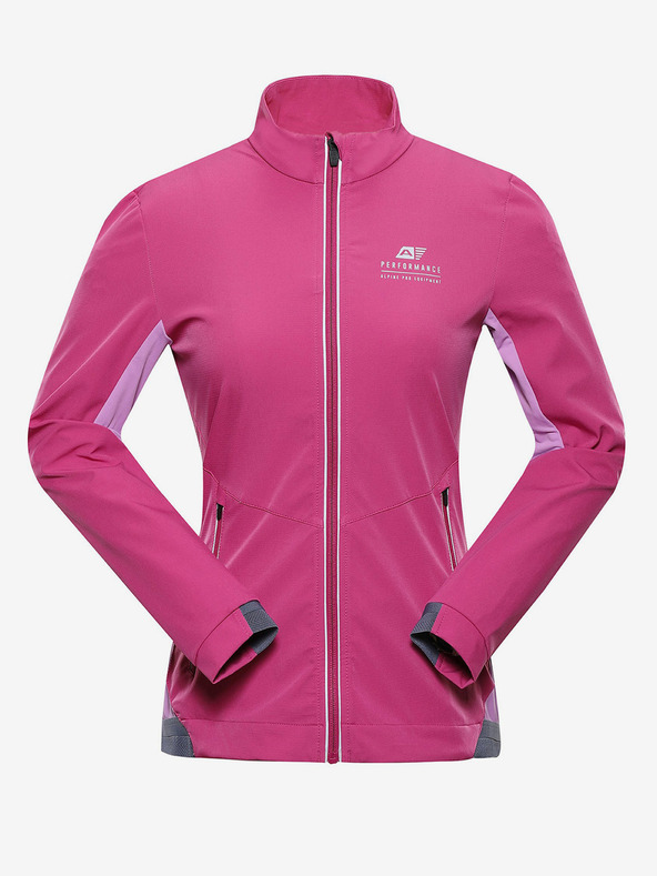 ALPINE PRO Růžová dámská softshellová bunda ALPINE PRO TYCHA