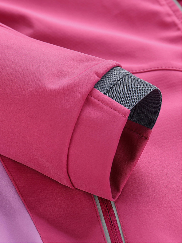 ALPINE PRO Růžová dámská softshellová bunda ALPINE PRO TYCHA