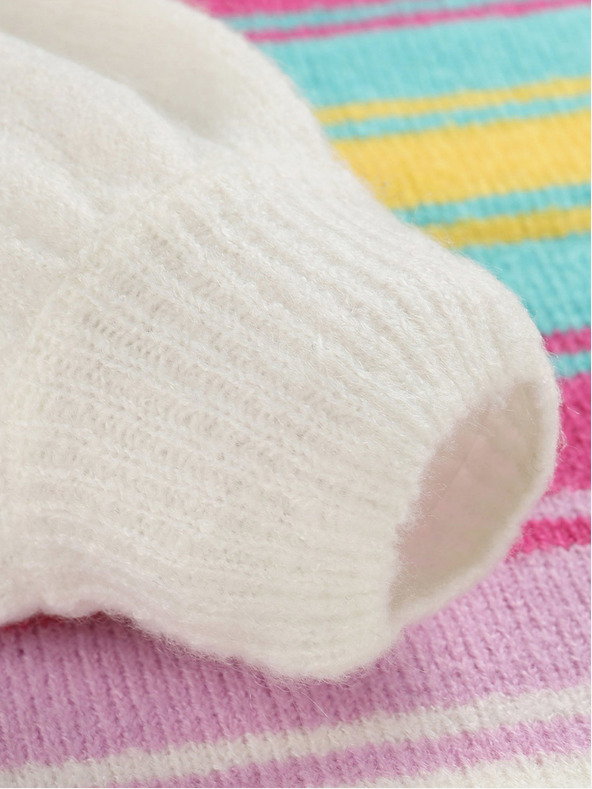 NAX Dětský pruhovaný svetr nax NAX NORDO béžová