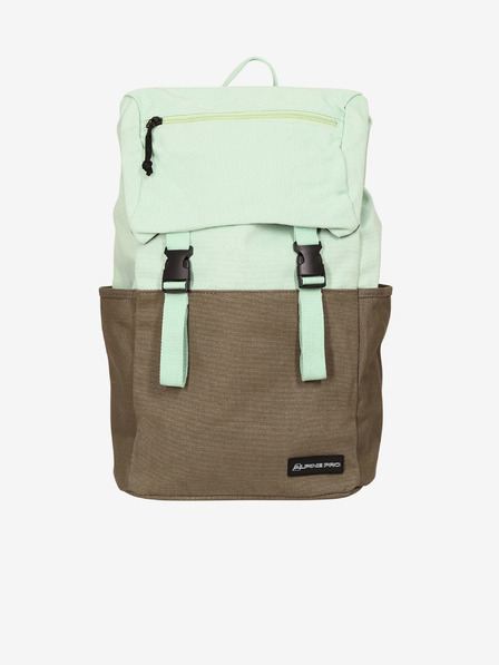 ALPINE PRO Khaki-zelený městský batoh Alpine Pro Diore