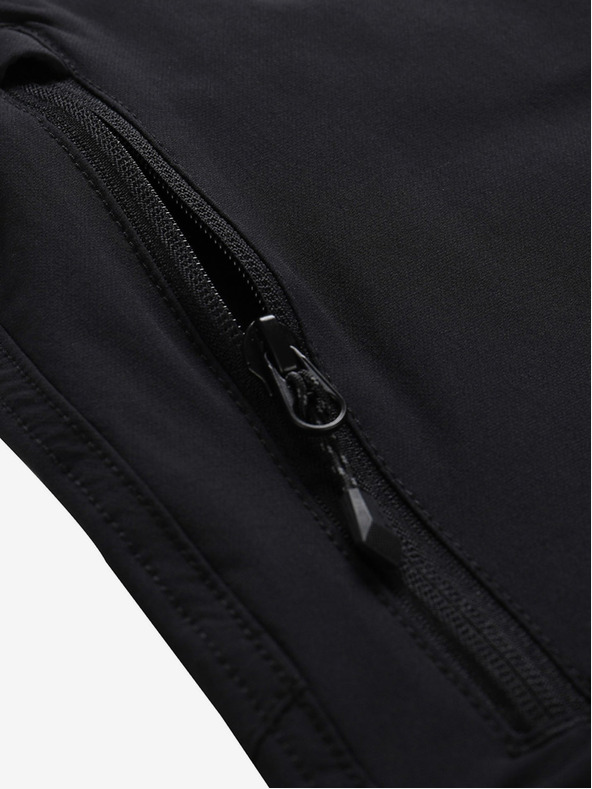 ALPINE PRO Černé pánské softshellové kalhoty ALPINE PRO Span