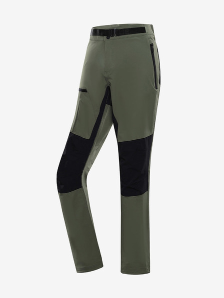 ALPINE PRO Khaki pánské softshellové kalhoty ALPINE PRO Span