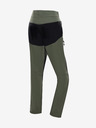 ALPINE PRO Khaki pánské softshellové kalhoty ALPINE PRO Span
