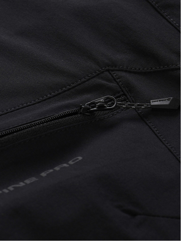 ALPINE PRO Černé dámské softshellové kalhoty ALPINE PRO Spana